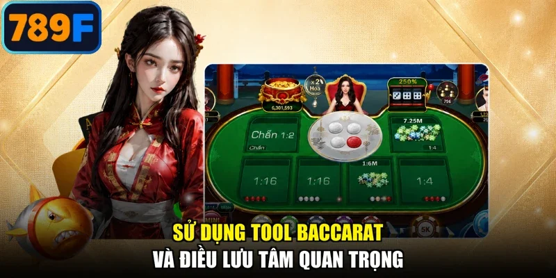 Sử dụng tool Baccarat và điều lưu tâm quan trọng